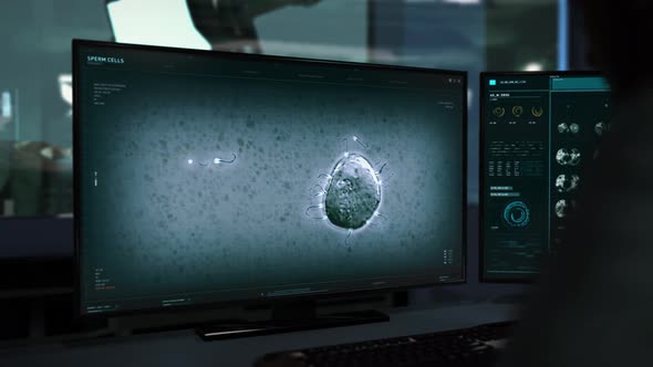 Biology Science Research Interface Conducts Thorough Analysis Of Sperm Cells alt