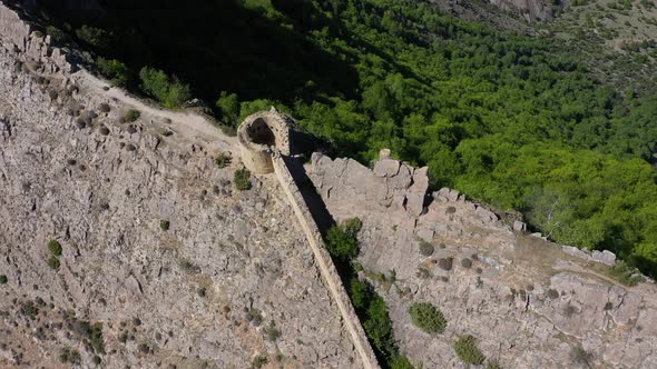 Great Wall Stone Fortress Tower Gunib Dagestan alt