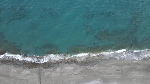 Sea Near the Coast - Close-up Aerial View of the Coastal Seascape alt