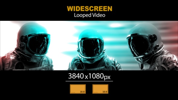 Widescreen Astronauts Spacial Ligths 03