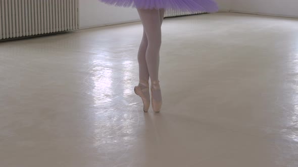 Legs on pointe position alt