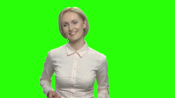 Woman Enjoying Music and Dancing alt