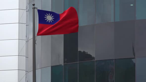 Taiwan Flag Background 2K alt