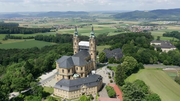 Pilgrimage church Vierzehnheiligen, Upper Franconia, Germany alt