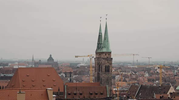 Panoramic View of Nuremberg Germany alt