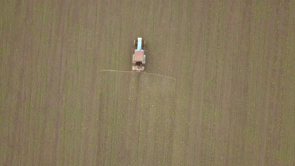 Tractor On The Field