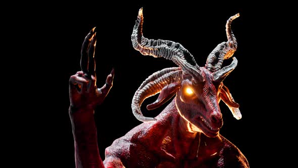 Goat Demon Baphomet VJ Loop alt
