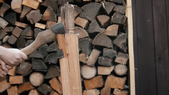Chopping Wood with an Axe alt