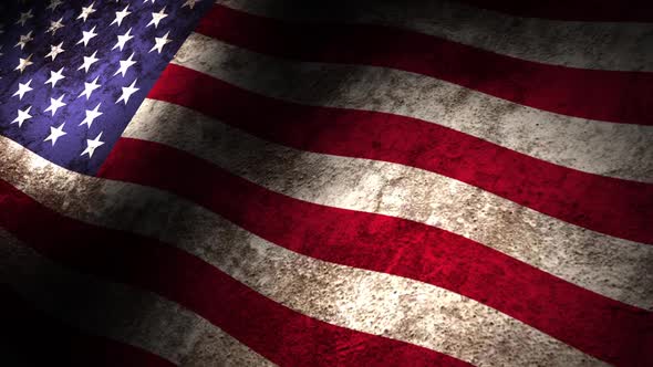 Usa American Old Grunge Flag