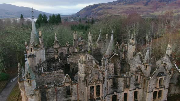 Dunalastair Castle in Pitlochry, Scotland. alt
