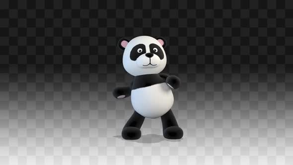 Panda Bear Dancing A Silly Dance alt