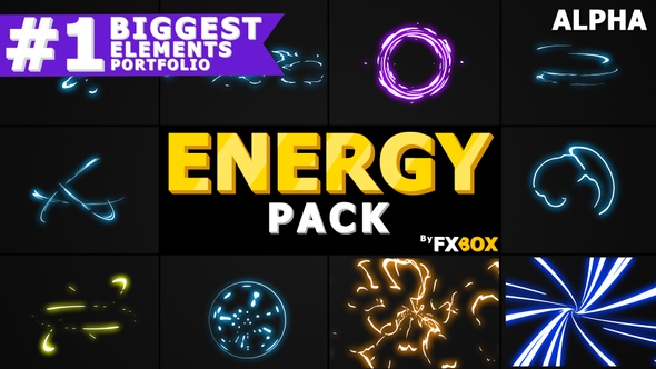 Hand Drawn Energy Charges | Motion Graphics Pack