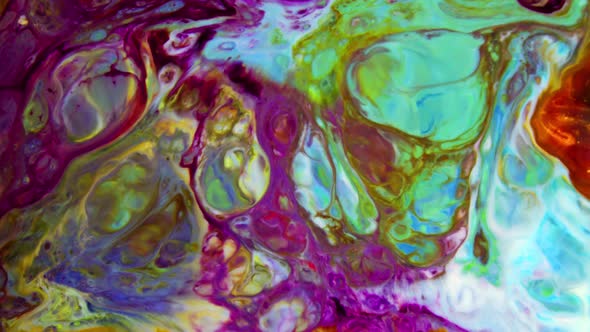 Abstract Colorful Fluid Paint Background 62