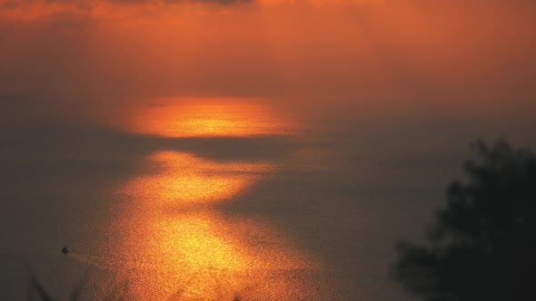 Sunset Over Ocean Thailand National Marine Park
