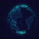 World Globe Black Earth globe world map sunrise technology background universe internet satellite - VideoHive Item for Sale