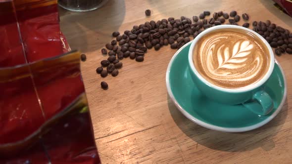 Latte ArtBarista Making a Latte ArtThe Making of Latte Art29.97fps alt