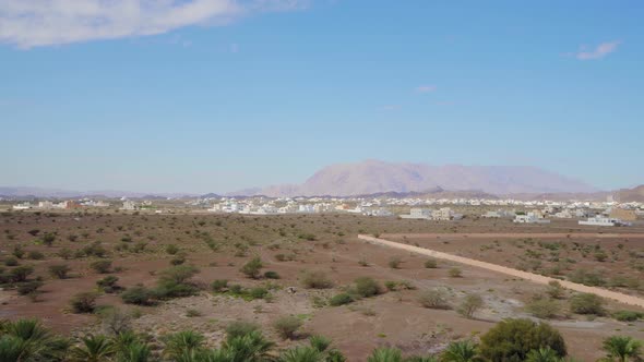 Landscape View From Jabreen Castle alt