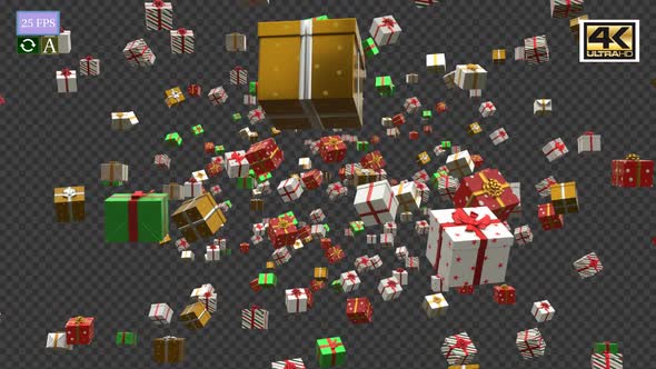 Gift Box Animation A2 4K
