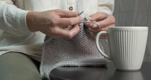 Peaceful Time with Knitting alt