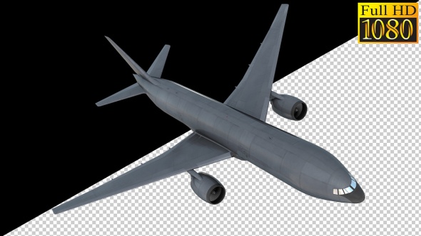 Airliner On Alpha Channel Loops V1 alt