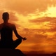 Yoga meditation at sunset - VideoHive Item for Sale