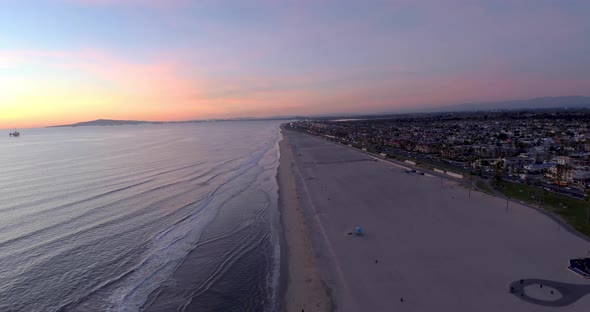 High Above The California Beach Coast