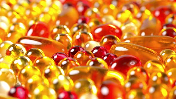 Many Pills and Vitamins of Different Colors alt