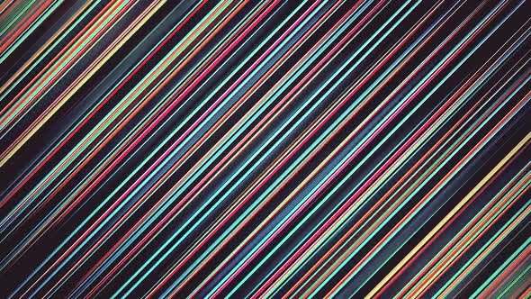 Colorful Glowing Diagonal Lines