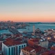 Sunset Aerial istanbul bosphorus hyperlapse drone footage, istanbul TURKEY - VideoHive Item for Sale