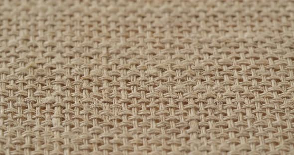 Beige Woolen Fabric Closeup alt