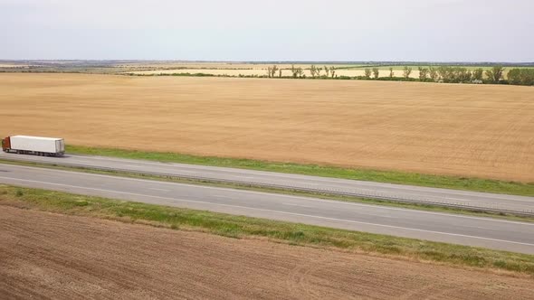 Agricultural Fields and Highway Traffic