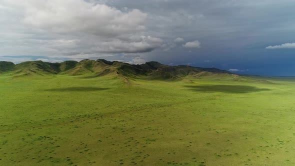 Natural  Landscape in North Mongolia