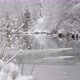 River Coast Covered with White Snow - VideoHive Item for Sale
