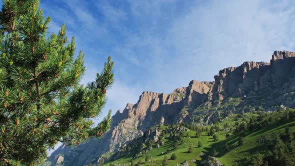Summer Landscape in Caucasus Mountains alt