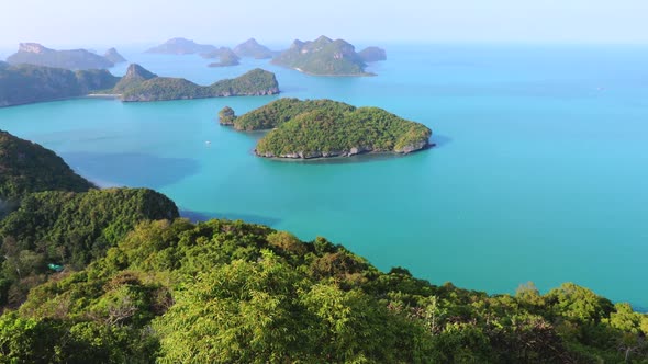 Islands at Moo Koh Ang Thong National Marine Park
