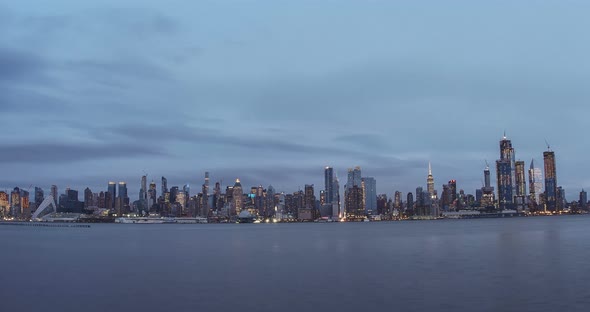 New York City Skyline Day to Night 11