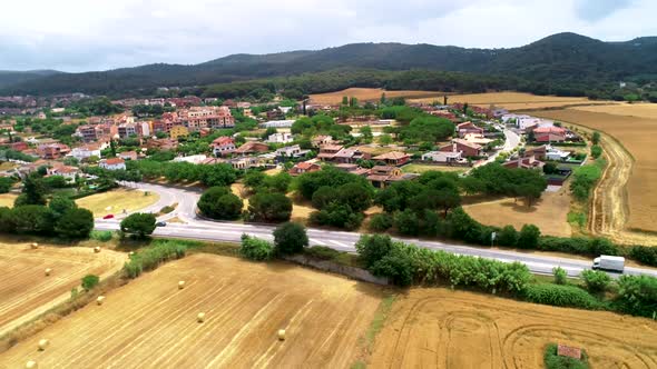 Village Landscape From Above