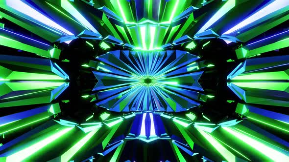Green And Blue Music Equalizer In Motion Background Vj Loop HD alt