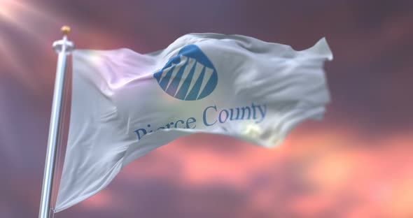 Pierce County Flag, United States alt
