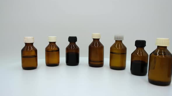 Medical bottles syrup