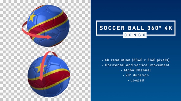 Soccer Ball 360º 4K - Congo