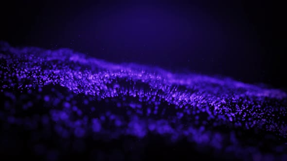Particle Bg Purple