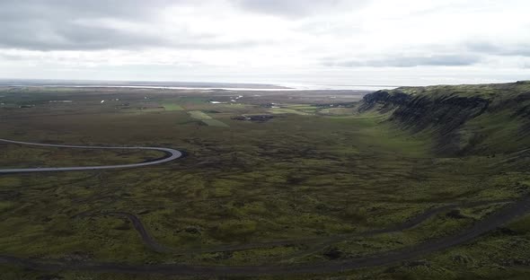 Aerial Landscape Iceland 