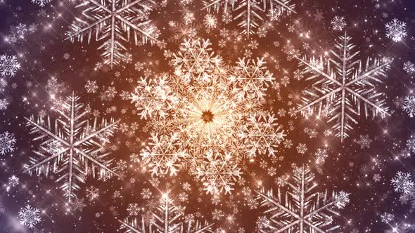 Snowflakes Seamless Bg, Motion Graphics | VideoHive