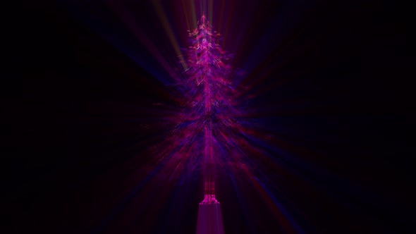 Digital Christmas Tree 4k