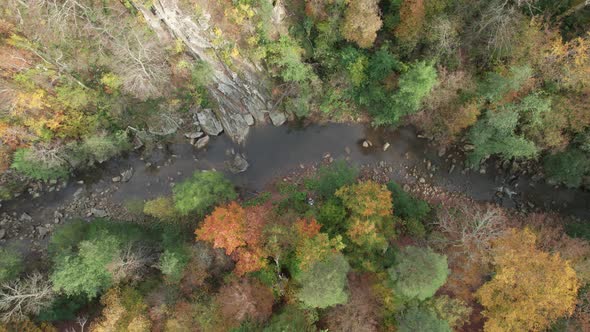 Colorful Autumn View of the Caucasus Mountains alt