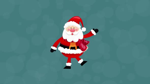 Santa animation 4K (new year)