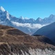Shadow Covering Valley In Nepal Mountains. Timelapse - VideoHive Item for Sale