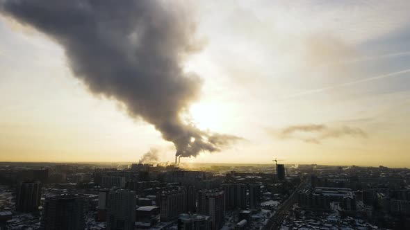 Winter City Mired in Coalburning Waste alt