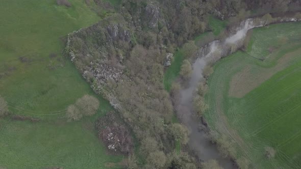 River in the valley